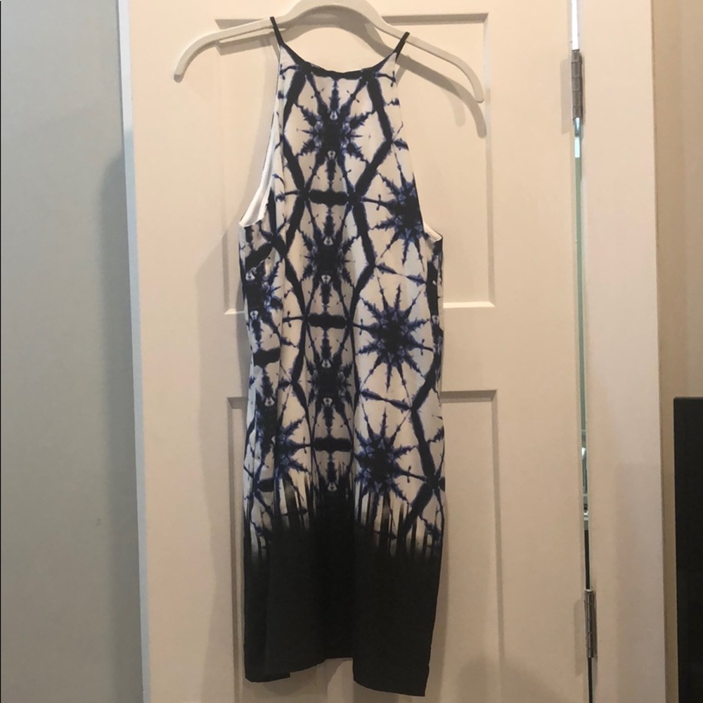 Blue Tie Dye Dress